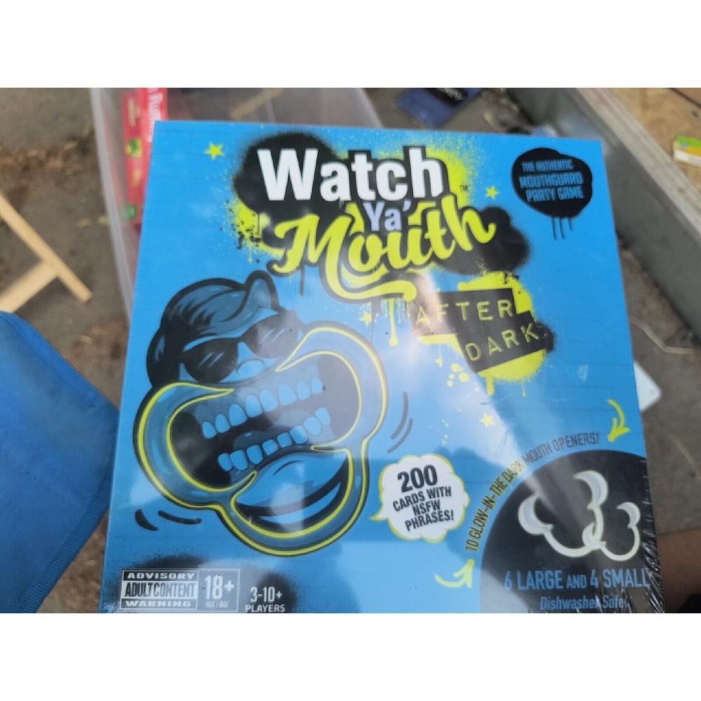 Watch Ya' Mouth After Dark Adult Party Game New Sealed 18+ 3 to 10 players